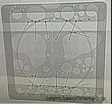 Vacuum Reflow Soldering: Cavity Rate <10% Normal Reflow Soldering: Cavity Rate > 30٪ \
