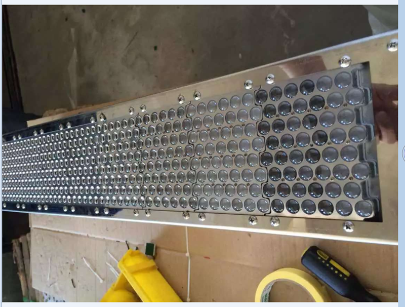 عدسة زجاجية كوارتز LED نصف كروية لآلة التعريض