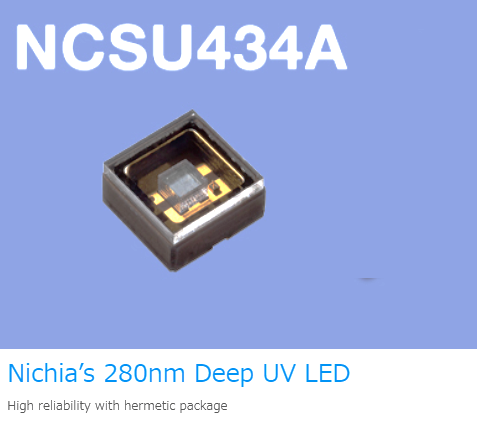 NICHIA NCSU434A UV LED Lamp Chips