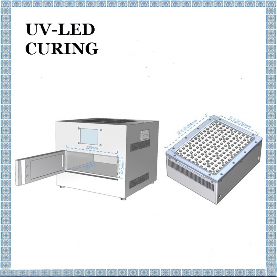  385nm UV الفرن مغلق uv علاج مربع 3D علاج الطباعة