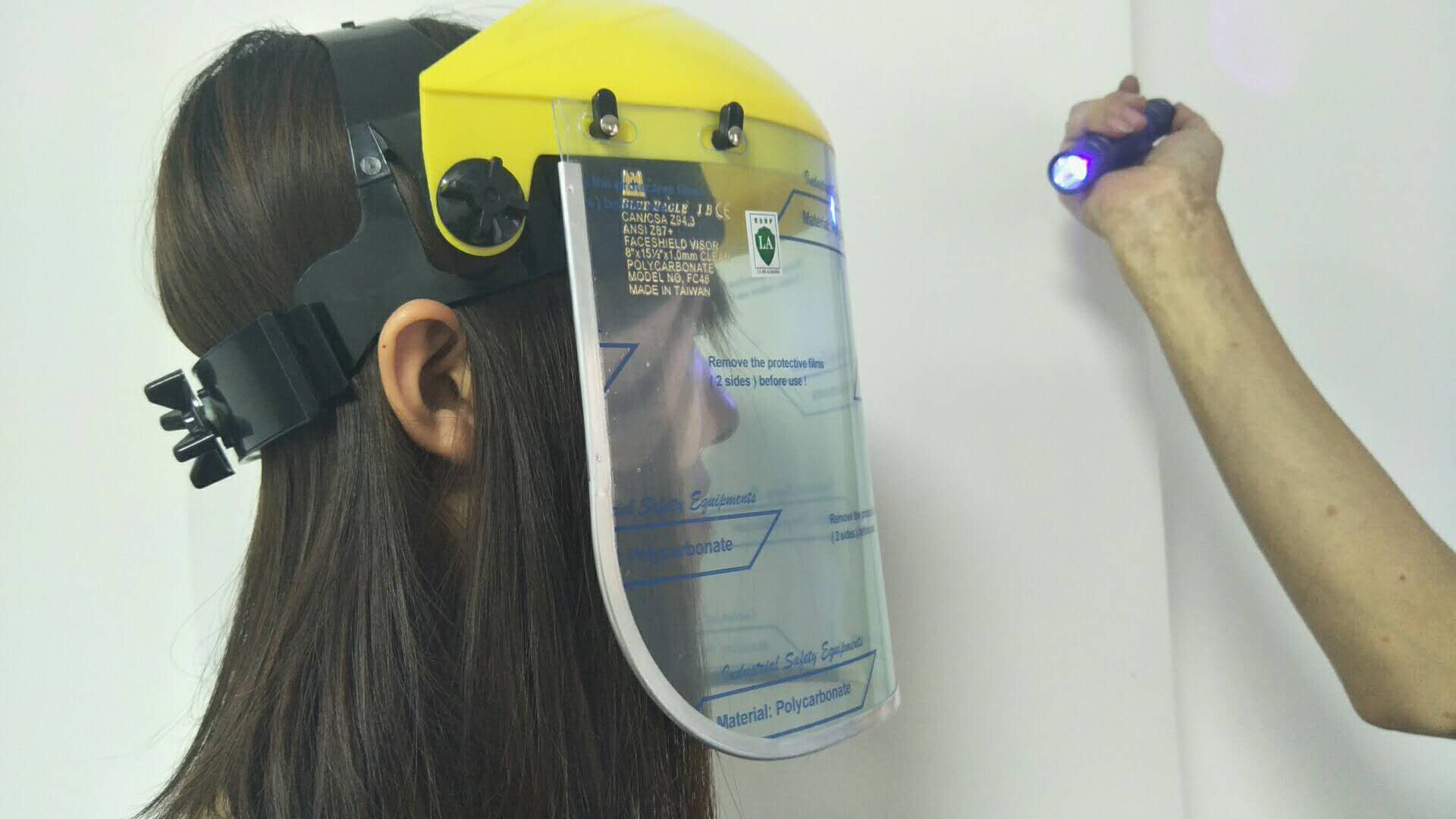 New Transparent Lens Anti-UV Anti-shock Welding Helmet Face Shield Solder Mask Face Eye Protect Shield Anti-shock