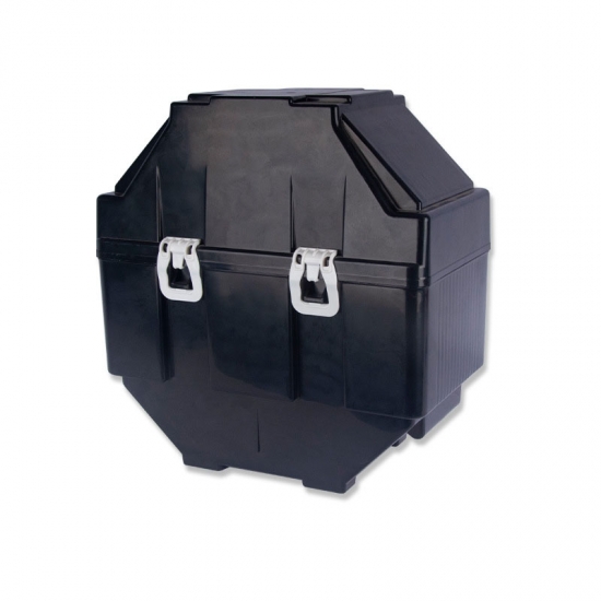 صندوق شحن الويفر مقاس 12 بوصة باللون الأسود