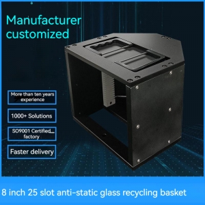 China Top 10 8 Inch 25 Slot Tank Glass Recycling Wafer Carrier Supplier